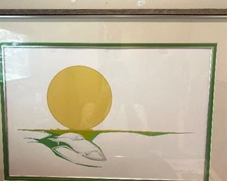 Sun Whale lithograph