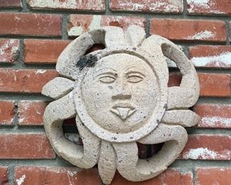 stone sun carving