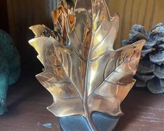 maple leaves  copper