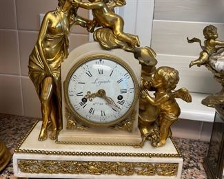 Fabulous Collection of French Antique Gold Clocks! Bringing these in Friday!  