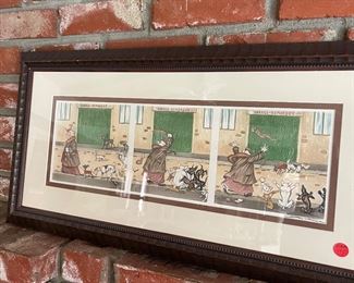 several watercolor paintings by Boris O'Klein