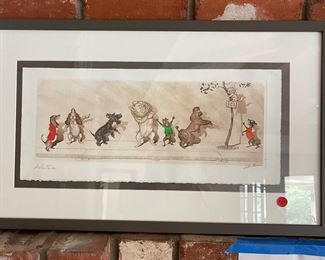 Boris O'Klein Comme Nos Maites watercolor