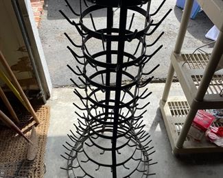 French bottle drying rack