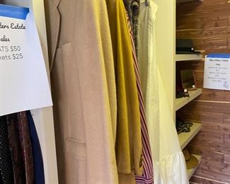 Mens Vintage - including this gorgeous camel sport coat