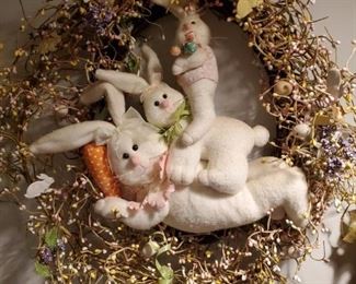 Easter Bunny Wreath
