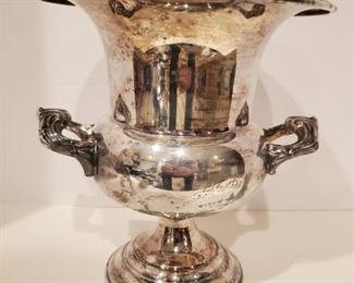 WIne/Champagne Bucket - Silverplated 