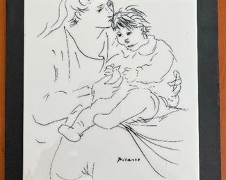 Picasso, mother and child