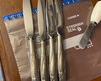 STERLING SILVER 4 PIECE PLACE SETTING