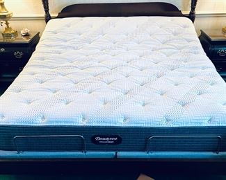 King Beautyrest Pressure Smart Mattress with Tempurpedic Adjustable Base...dual remotes