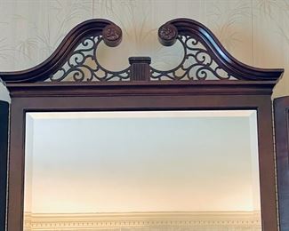 Century Furniture Claridge Collection Mahogany Dresser with Mirror