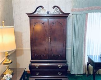 Century Furniture Claridge Collection Mahogany Armoire