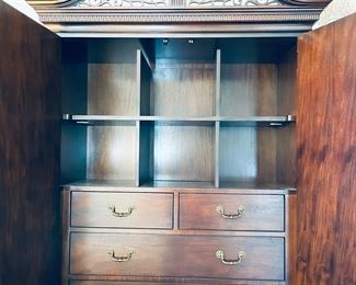 Century Furniture Claridge Collection Mahogany Armoire