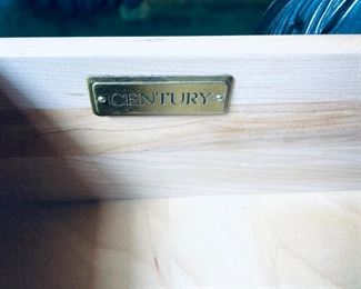 Century Furniture Claridge Collection Mahogany Bombay Chest with Mirror