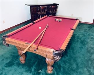 Olhausen Billiards Table with Accessories