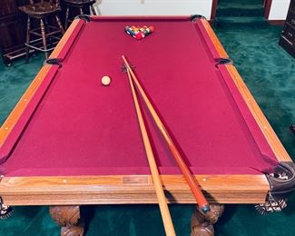 Olhausen Billiards Table with Accessories