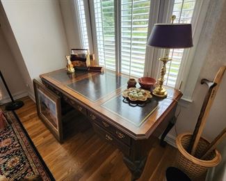 Leather Top Desk