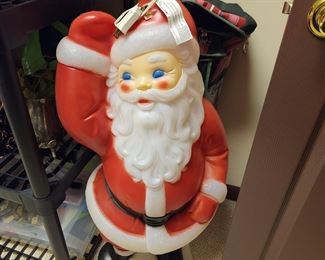 Vintage Santa Blow Mold