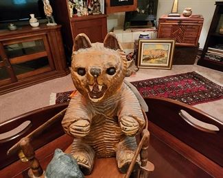 Wooden Carved Bear
