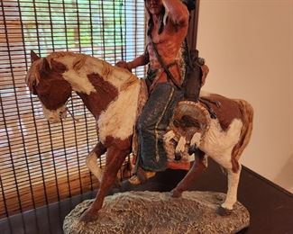 Original Daniel Monfort Western Sculpture