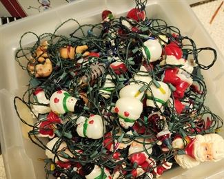 Vintage Blow Mold Christmas Lights