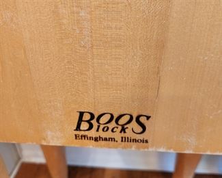 Boos Butcher Block Table