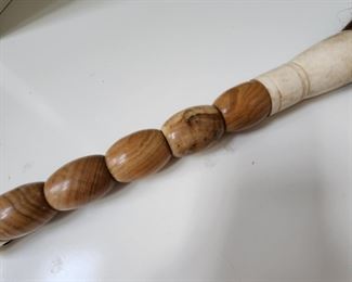 Vintage Carved Bone Handle Calligraphy Brushes