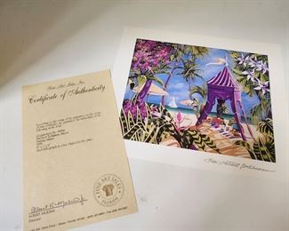 Signed Seriolithograph in Color by Sherri Bohlmann