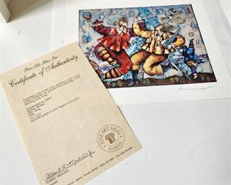 Signed Seriolithograph by Michael Kachan