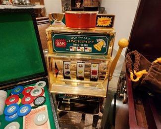 Vintage Poker Chips and Games
