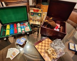 Vintage Poker Chips and Games