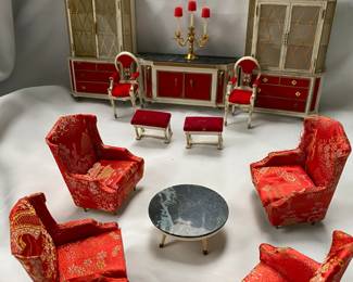 Vintage doll house furniture 