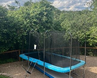 Trampoline 14 feet purchase less than a year ago