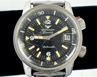 Vintage Wittnauer Geneve Super Compressor Diver's Automatic Wristwatch