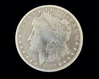 1895-O U.S. Morgan 90% Silver Dollar Coin