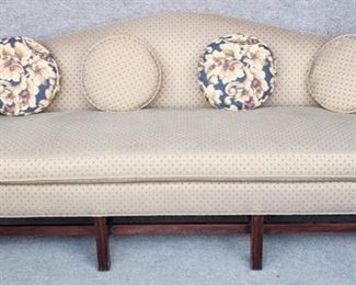 20th Century Chippendale Style CamelBack Sofa