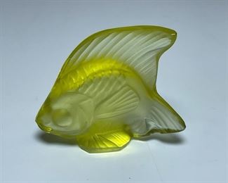 LALIQUE FINE FRENCH ART GLASS FISH