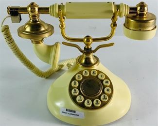 Vintage Teleconcepts Regal French Rotary Telephone - In Good Condition, Not Tested, Comes With Cord