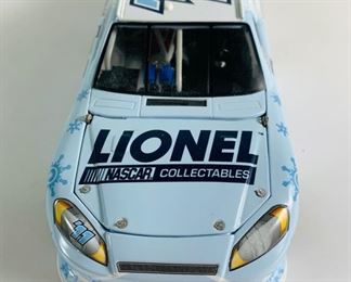 2011 Lionel Nascar Collectables Number 11 Merry Christmas Race Car - Race Wing Broken Off, Otherwise In Great Condition 