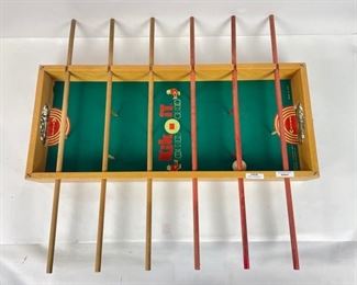Vintage Carrom Kik It Tabletop Foosball Game Model No. NTK7