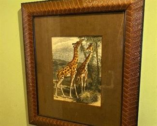 Long necked horse creatures.