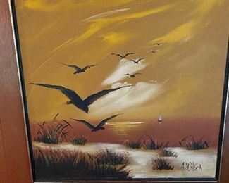 After seeing this painting I immediately listened to Christopher Cross.