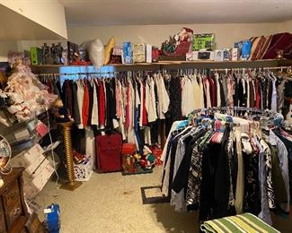 Rooms and closets full of top notch ladies fashions!