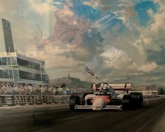 ALAN FEARNLEY  Litho CHAMPIONSHIP CHALLENGER Signed