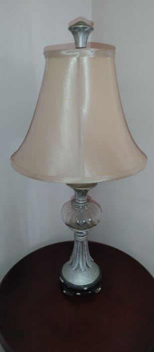 Silver color lamp