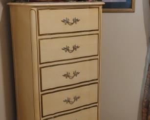 French provincial lingerie chest