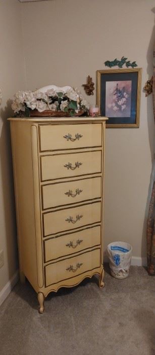 French provincial lingerie chest