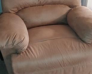 Microfiber recliner