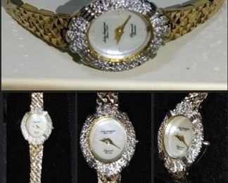 Jules Jurgenson Diamond Quartz ladies watch