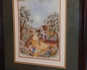 Framed Kathleen English-Pitts Signed Print