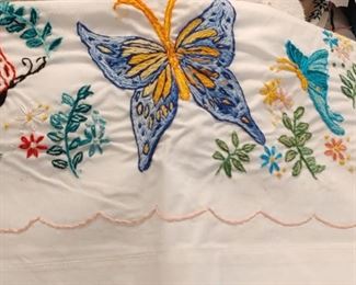Beautiful butterfly pillowcase